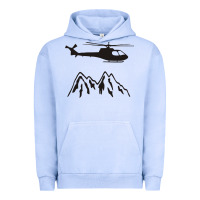Pigment Grape Ice mountain rescue helicopter funny Urban Hoodie - artisFamous