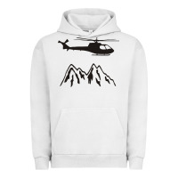 Pigment Lunar Rock mountain rescue helicopter funny Urban Hoodie - artisFamous