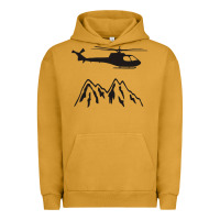 Pigment Peanut Butter mountain rescue helicopter funny Urban Hoodie - artisFamous