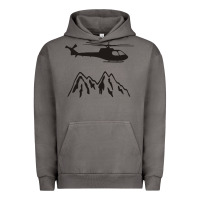 Pigment Tornado mountain rescue helicopter funny Urban Hoodie - artisFamous
