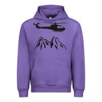 Tulip mountain rescue helicopter funny Urban Hoodie - artisFamous