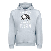 Heather Grey tactical assault possum Urban Hoodie - artisFamous