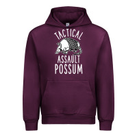 Mauve Wine tactical assault possum Urban Hoodie - artisFamous