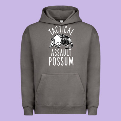Tactical Assault Possum Urban Hoodie Designed By Artisfamous