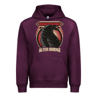 Mauve Wine Alter Bridge Urban Hoodie - artisFamous