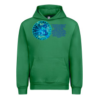 Emerald Aquarius Sign Zodiac Astrology Horoscope T-shirt Urban Hoodie - artisFamous