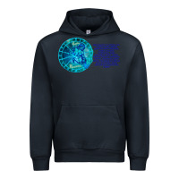 Navy Aquarius Sign Zodiac Astrology Horoscope T-shirt Urban Hoodie - artisFamous
