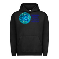 Pigment Black Aquarius Sign Zodiac Astrology Horoscope T-shirt Urban Hoodie - artisFamous
