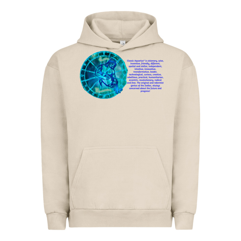 Aquarius Sign Zodiac Astrology Horoscope T-shirt Urban Hoodie by artisFamous | Teevron