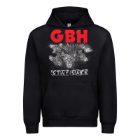 Black Charged G.B.H Urban Hoodie - artisFamous