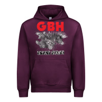 Mauve Wine Charged G.B.H Urban Hoodie - artisFamous