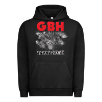 Pigment Black Charged G.B.H Urban Hoodie - artisFamous