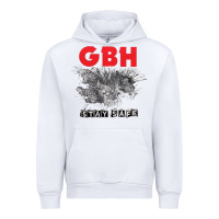 White Charged G.B.H Urban Hoodie - artisFamous