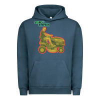 Pigment Midnight Navy Sturgill Simpson Tractor Urban Hoodie - artisFamous