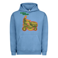 Pigment Pebble Blue Sturgill Simpson Tractor Urban Hoodie - artisFamous