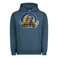 Pigment Midnight Navy friend of garak Urban Hoodie - artisFamous
