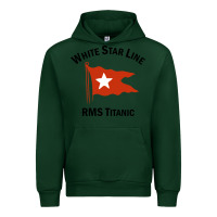 Forest Green white star line (1) Urban Hoodie - artisFamous