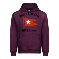 Mauve Wine white star line (1) Urban Hoodie - artisFamous
