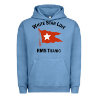 Pigment Pebble Blue white star line (1) Urban Hoodie - artisFamous