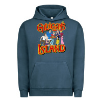 Pigment Midnight Navy gilligan island Urban Hoodie - artisFamous