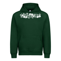 Forest Green pyrex pattern Urban Hoodie - artisFamous