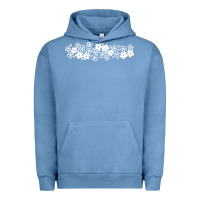 Pigment Pebble Blue pyrex pattern Urban Hoodie - artisFamous