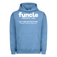 Pigment Pebble Blue funcle definition Urban Hoodie - artisFamous