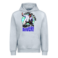 Heather Grey chris farley   matt foley nostalgia Urban Hoodie - artisFamous