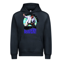 Navy chris farley   matt foley nostalgia Urban Hoodie - artisFamous