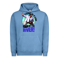 Pigment Pebble Blue chris farley   matt foley nostalgia Urban Hoodie - artisFamous
