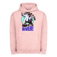 Pigment Salmon chris farley   matt foley nostalgia Urban Hoodie - artisFamous
