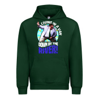 Forest Green chris farley   matt foley nostalgia Urban Hoodie - artisFamous