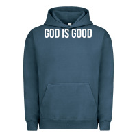 Pigment Midnight Navy god is good Urban Hoodie - artisFamous