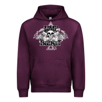 Mauve Wine Limp Bizkit Essential Urban Hoodie - artisFamous