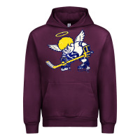 Mauve Wine fighting saints Urban Hoodie - artisFamous