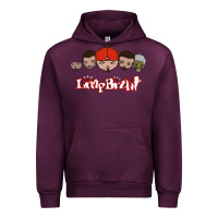 Mauve Wine Limp Bizkit Essential Urban Hoodie - artisFamous
