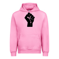 Fuchsia Pink fist Urban Hoodie - artisFamous
