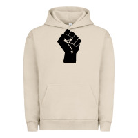Pigment French Oak fist Urban Hoodie - artisFamous