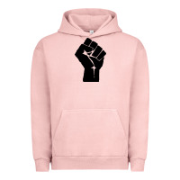 Pigment Salmon fist Urban Hoodie - artisFamous