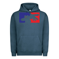 Pigment Midnight Navy Limp Bizkit Essential Urban Hoodie - artisFamous