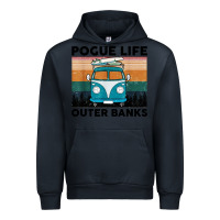 Navy pogue life outer banks retro vintage Urban Hoodie - artisFamous