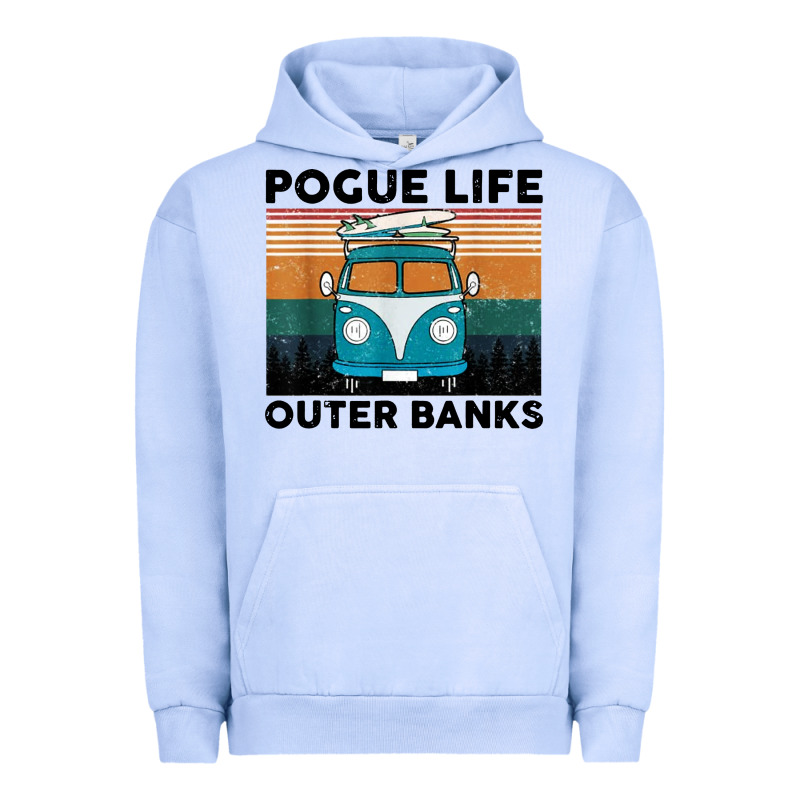 Pogue Life Outer Banks Retro Vintage Urban Hoodie by artisFamous | Teevron