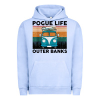 Pigment Grape Ice pogue life outer banks retro vintage Urban Hoodie - artisFamous
