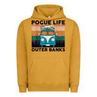 Pigment Peanut Butter pogue life outer banks retro vintage Urban Hoodie - artisFamous