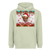 Matcha merry christmas cow Heavyweight Hoodie - JahusDesignShop