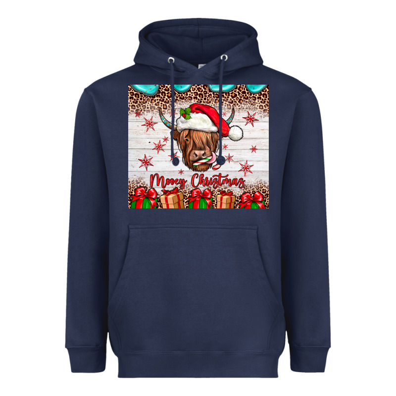 Merry Christmas Cow Heavyweight Hoodie by JahusDesignShop | Teevron