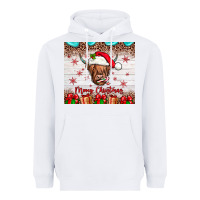 White merry christmas cow Heavyweight Hoodie - JahusDesignShop