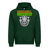 Forest Green Sturgill Simpson De Oppresso Liber Urban Hoodie - artisFamous