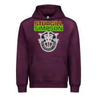 Mauve Wine Sturgill Simpson De Oppresso Liber Urban Hoodie - artisFamous