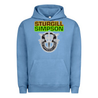 Pigment Pebble Blue Sturgill Simpson De Oppresso Liber Urban Hoodie - artisFamous